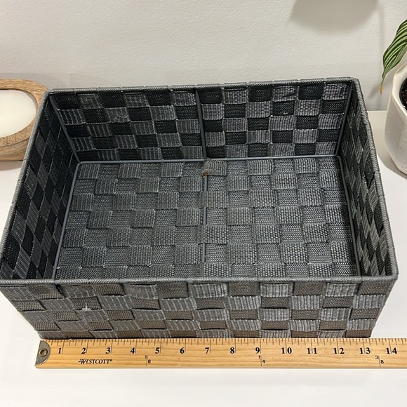 Gray storage bin/ basket - Picture 5 of 6